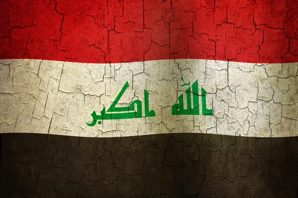 Grunge Iraq flag — Stock Photo, Image