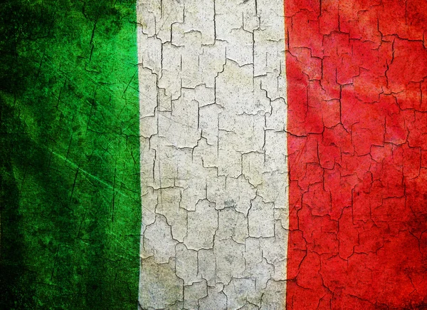 Grunge Italy flag — Stock Photo, Image