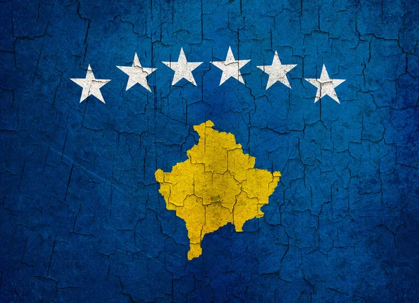 Grunge Kosovo flag — Stock Photo, Image