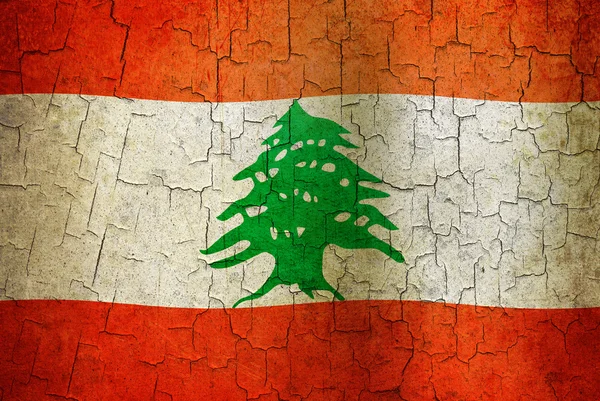 Grunge Lebanon flag — Stock Photo, Image