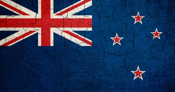 Grunge Nieuw-Zeeland vlag — Stockfoto
