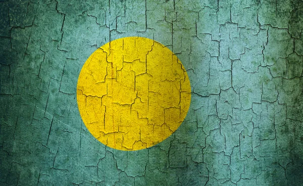 Grunge Palau flag — Stock Photo, Image