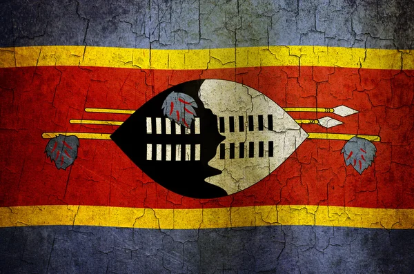 Grunge Svaziland bayrağı — Stok fotoğraf