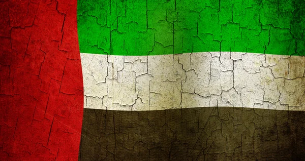 Grunge Emiratos Árabes Unidos Bandera — Foto de Stock