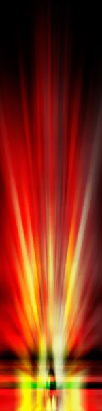 Vertical explosion banner — Stock Photo, Image