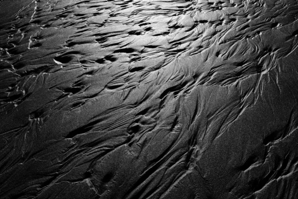 Texturas húmedas de playa — Foto de Stock