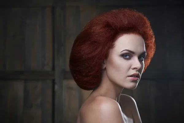 Červené vlasy holka — Stock fotografie