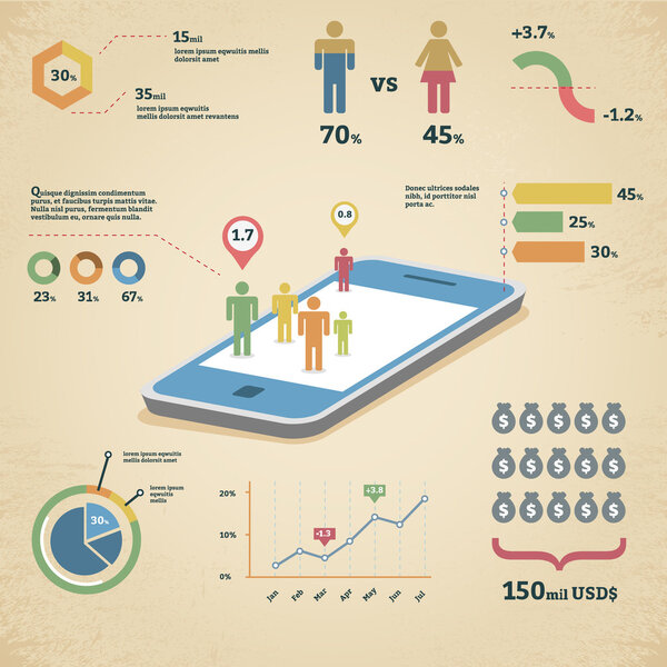 Векторная инфографика
