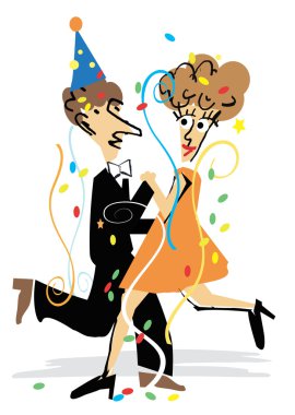 Yeni yıl? s parti dansçı