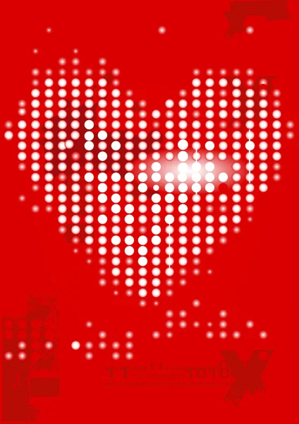 Grid _ light _ heart — Image vectorielle