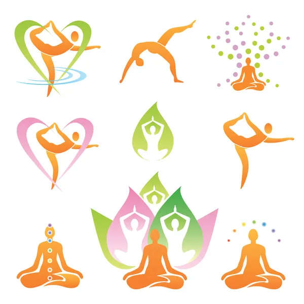 ᐈ Posizioni Yoga Disegno Illustrazione Di Stock Immagini Posizioni Yoga Scarica Su Depositphotos