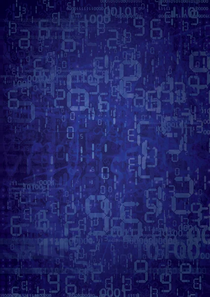 Grunge digital numbers background