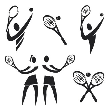 Tenis simgeler.