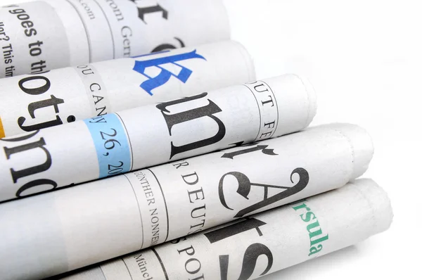 International newspapers — Stock Photo, Image