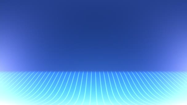 Abstract Blue Sea Ocean Water Surface Curve Line Component Front — Stock videók