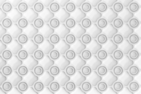 Laser Cut Panel Abstract Geometric Pattern White Curve Lines Elegant — Foto Stock