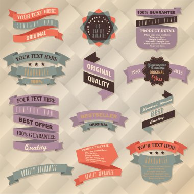 Retro label koleksiyonu