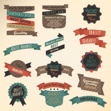 Retro label koleksiyonu