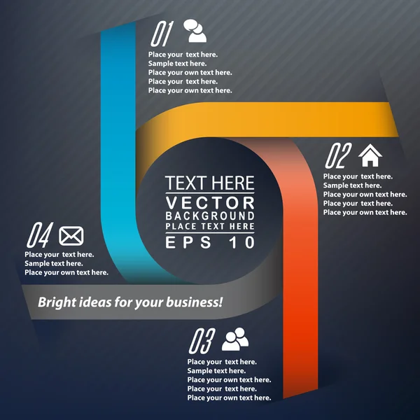 Abstraktní 3d grafický papír — Stockový vektor