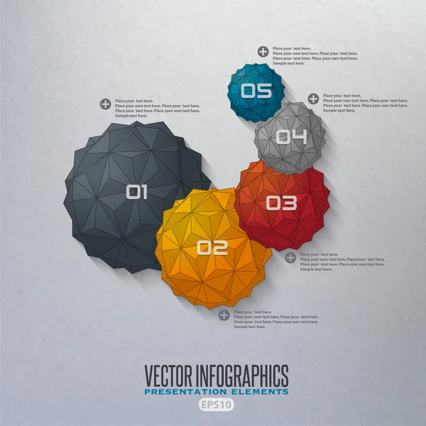 Diagram infographics illustration — Stock vektor