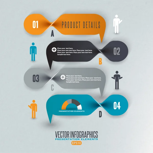 Discorso bolla illustrazione — Vettoriale Stock