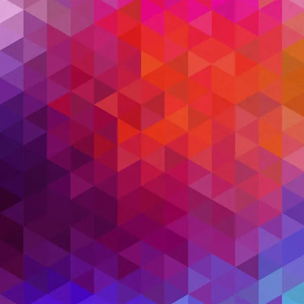 Fond géométrique coloré avec triangles . — Image vectorielle