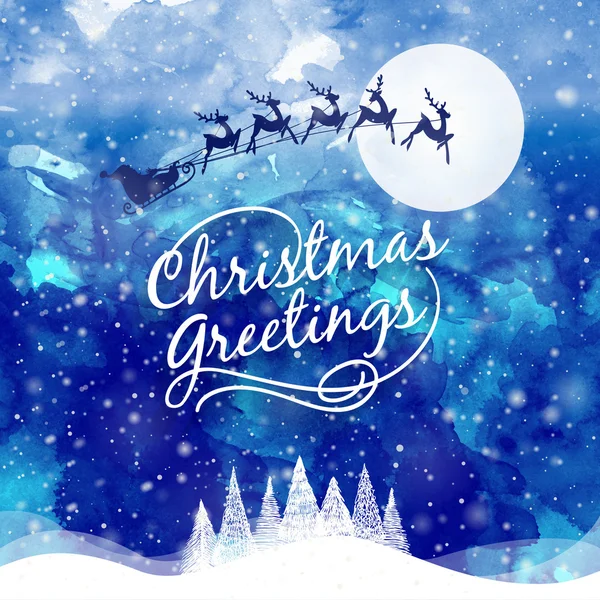 Noel tebrik kartı. Merry christmas yazı.
