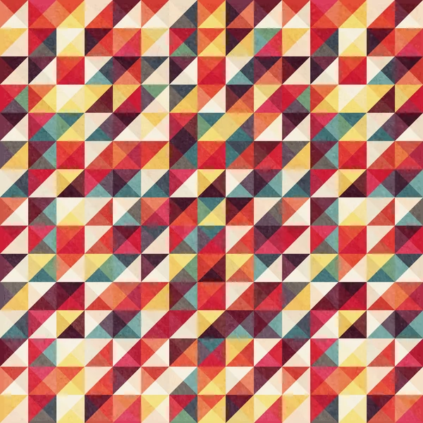 Retro patroon van geometrische vormen — Stockvector