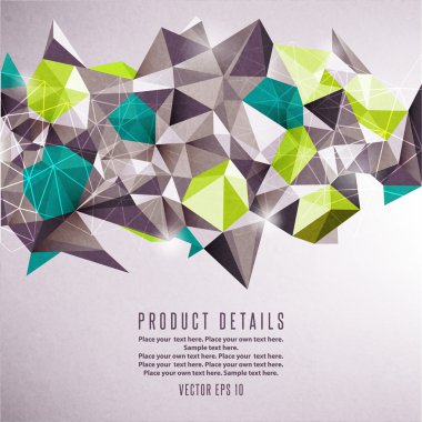 Abstract geometric vector illustration clipart
