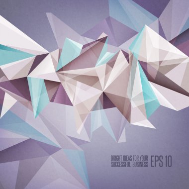 Abstract geometric vector illustration clipart