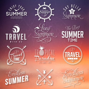 seyahat tasarım etiketleri