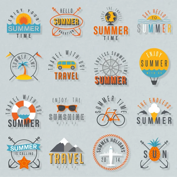 Travel flat design — Stock Vector