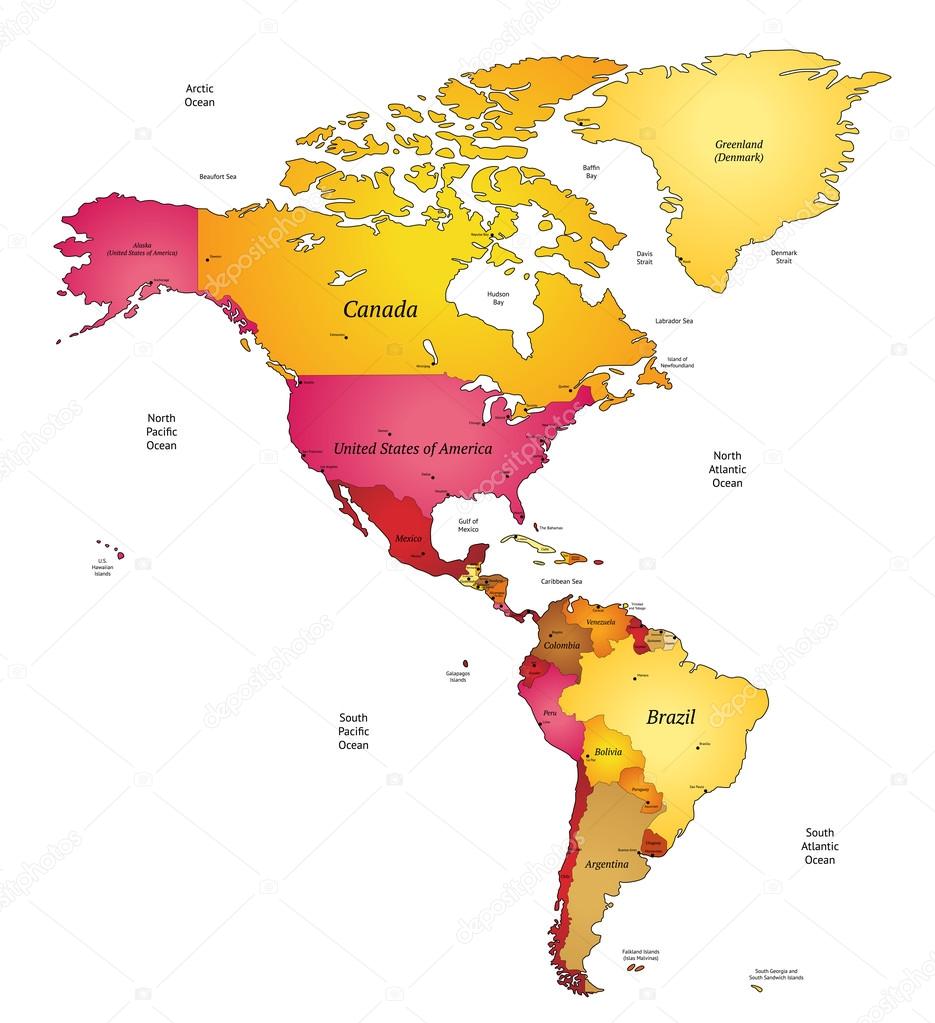 Latin America Vector Art Stock Images Depositphotos
