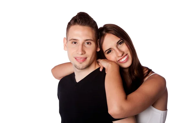 Happy smiling couple — Stock Photo, Image