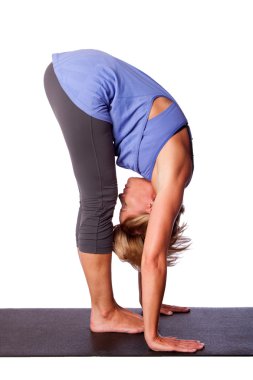 sağlıklı kadın yoga streç
