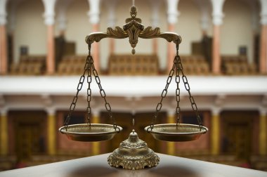 Dekoratif adaletin terazisi