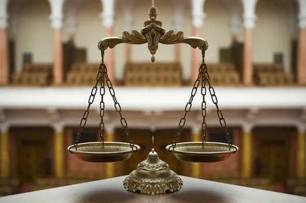 Decorative Scales of Justice — Stock Photo, Image