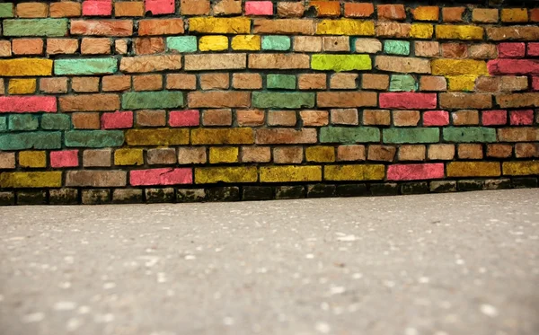 Grunge sfondo muro colorato — Foto Stock