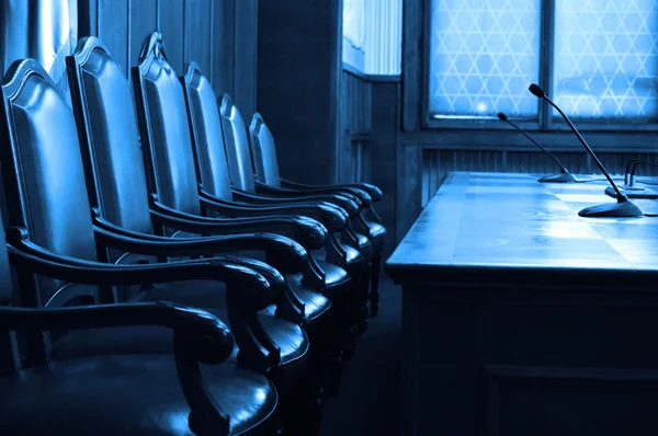 Chairs in conference room — Stock Photo, Image