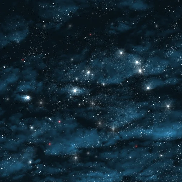 Sternenfeld im Weltraum viele Lichtjahre von der Erde entfernt — Stockfoto
