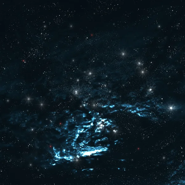 深宇宙の地球から遠く離れた多くの光年のスター フィールド — ストック写真