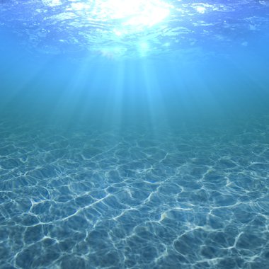 Clear, pure and transparent water in a swimming pool clipart