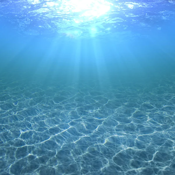 Clear, pure and transparent water in a swimming pool — Stock Photo, Image