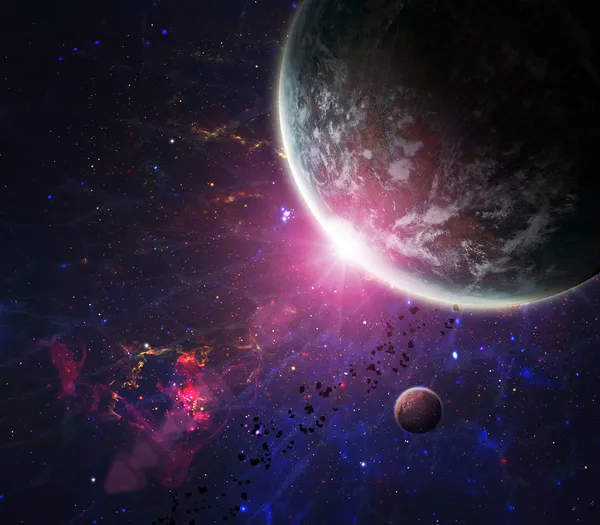 Beautiful space background — Stock Photo, Image