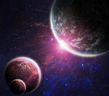 güzel Uzay arka plan