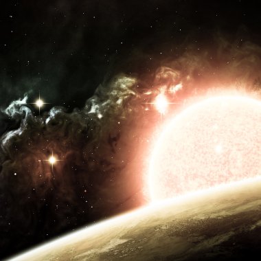 güzel Uzay arka plan