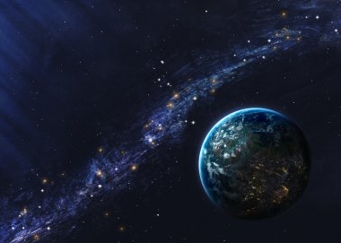 güzel Uzay arka plan