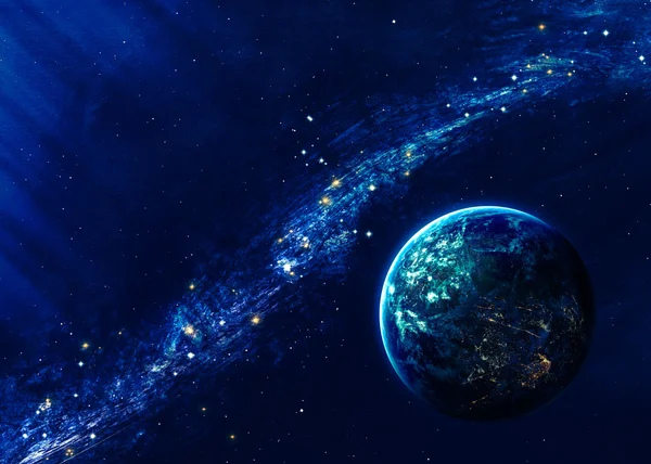 Beautiful space background — Stock Photo, Image