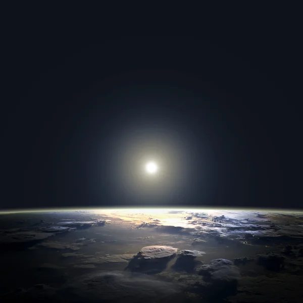 Красивый космический фон. Элементы этого изображения предоставлены НАСА — стоковое фото