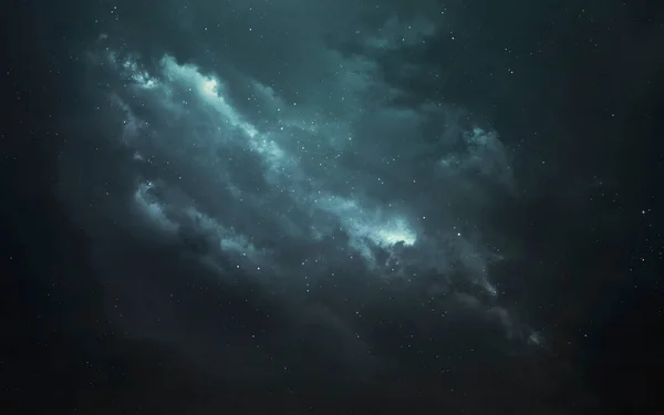 스페이스 배경에 은하로 있습니다 나사가 제공하는 형상의 요소들 — 스톡 사진